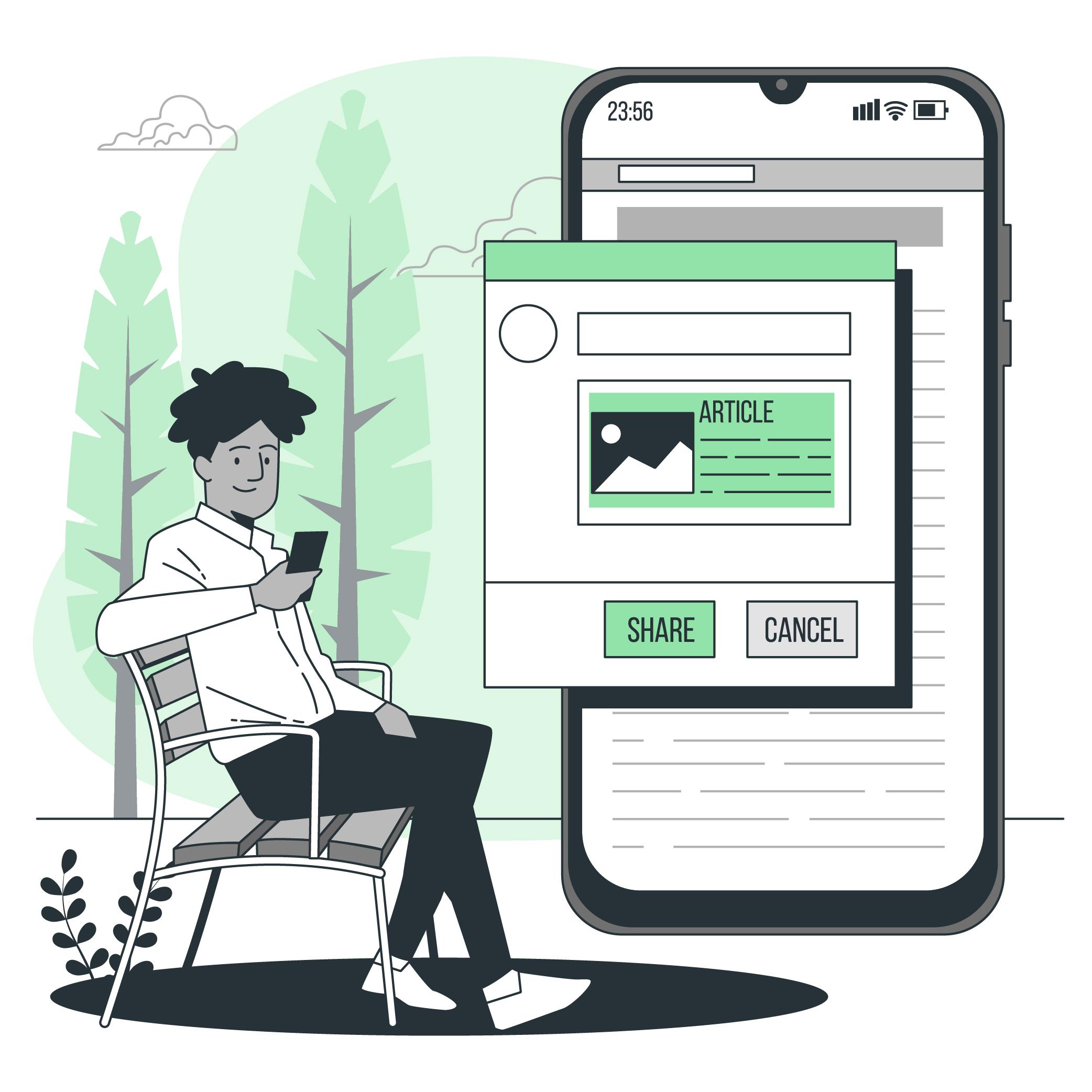 Social Media App Screenshot